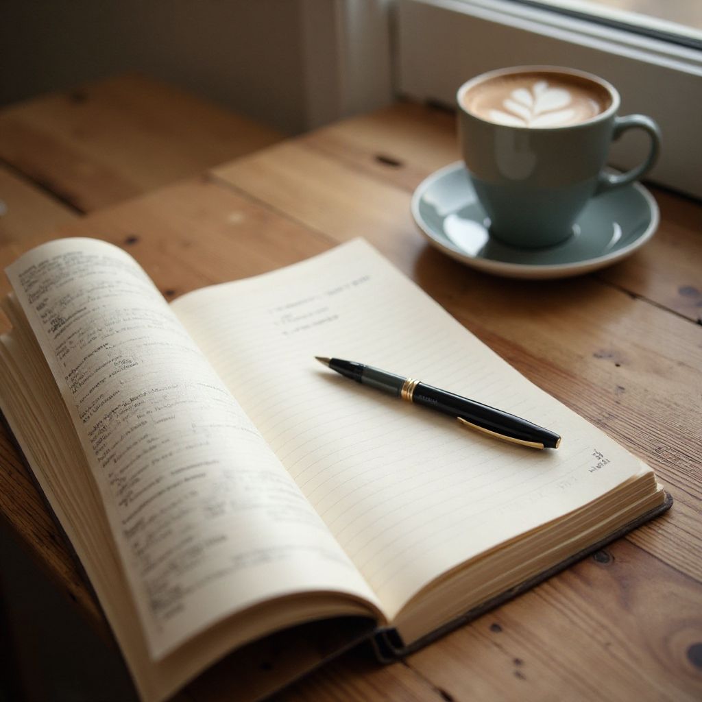 Morning journaling practice